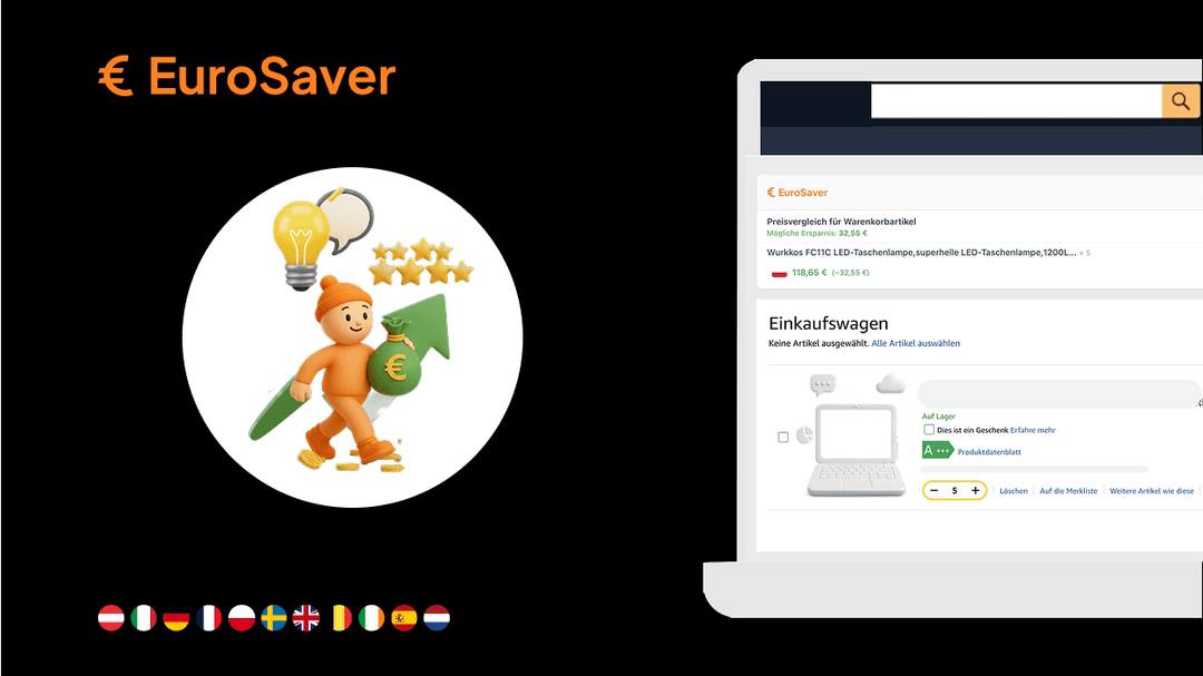 EuroSaver 1.4.5: Basket View and Order Number Copy Button Cover
